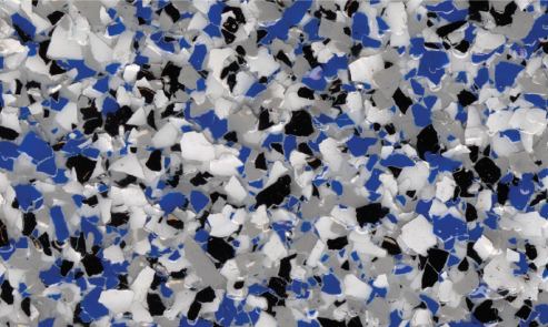 Cobalt epoxy flake blend